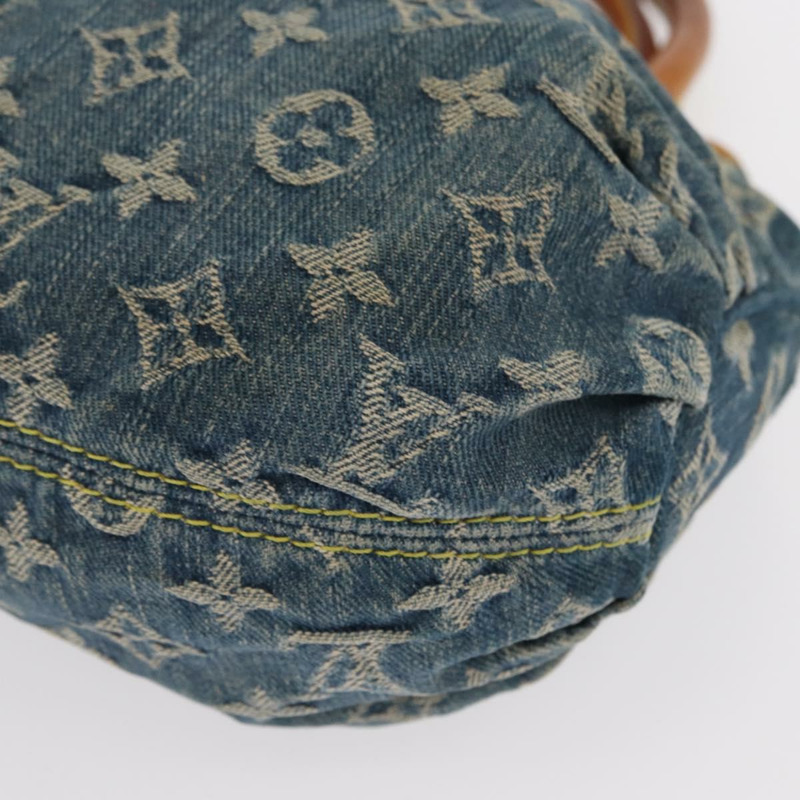 【日本直送】路易威登 Monogram Denim Preity 手提包 藍色 M95020 LV 正品 159703-13