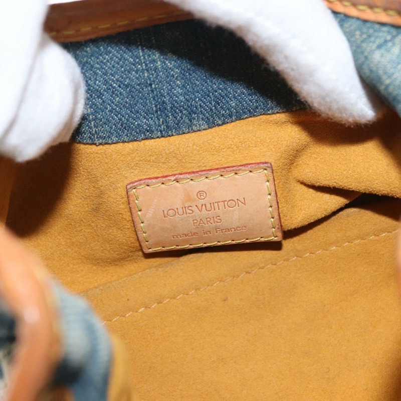 【日本直送】路易威登 Monogram Denim Preity 手提包 藍色 M95020 LV 正品 159703-16