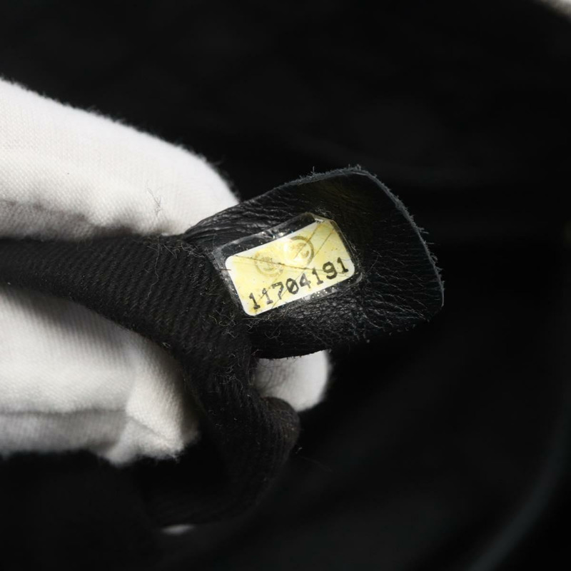 【日本直送】香奈兒 Coco 旅行波士頓包 PVC 帆布 黑色 銀色 CC 標誌 正品 159746-11