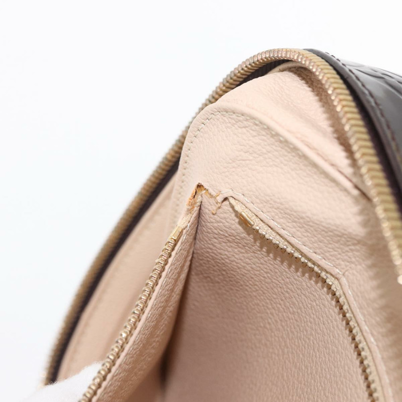 【日本直送】路易威登 Monogram Vernis Vanity GM Amarante M93512 Auth ka927-28