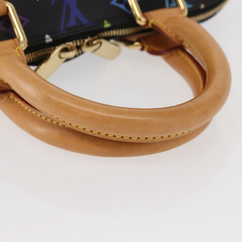 【日本直送】路易威登 Monogram Multicolor Alma 手提包 黑色 M92646 LV 正品 ka920SAV-7