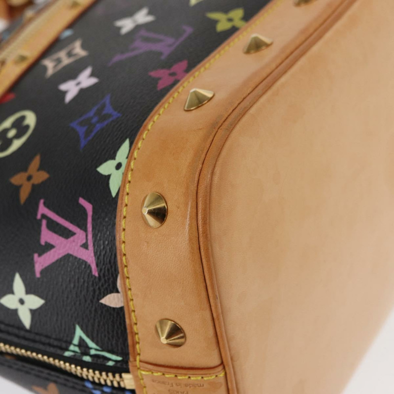 【日本直送】路易威登 Monogram Multicolor Alma 手提包 黑色 M92646 LV 正品 ka920SAV-8