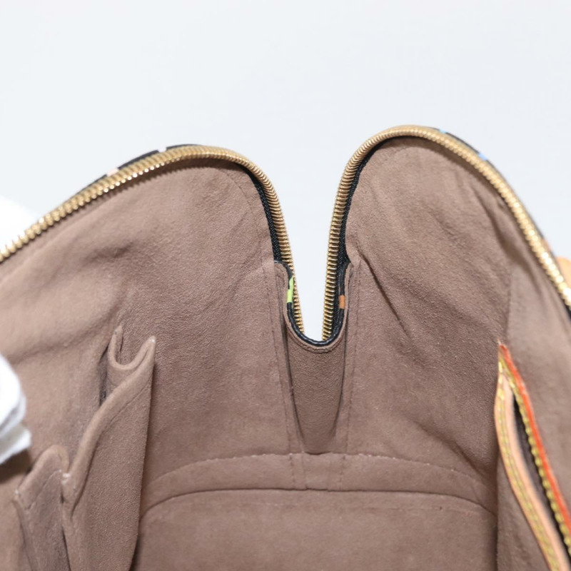 【日本直送】路易威登 Monogram Multicolor Alma 手提包 黑色 M92646 LV 正品 ka920SAV-21