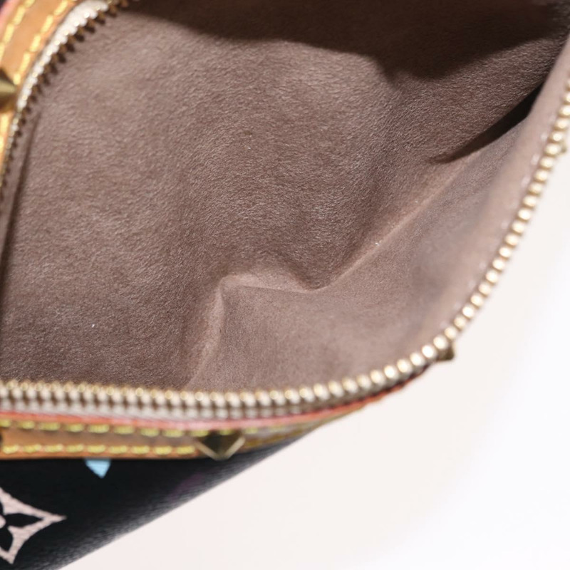 【日本直送】路易威登 Monogram Multicolor Alma 手提包 黑色 M92646 LV 正品 ka920SAV-23