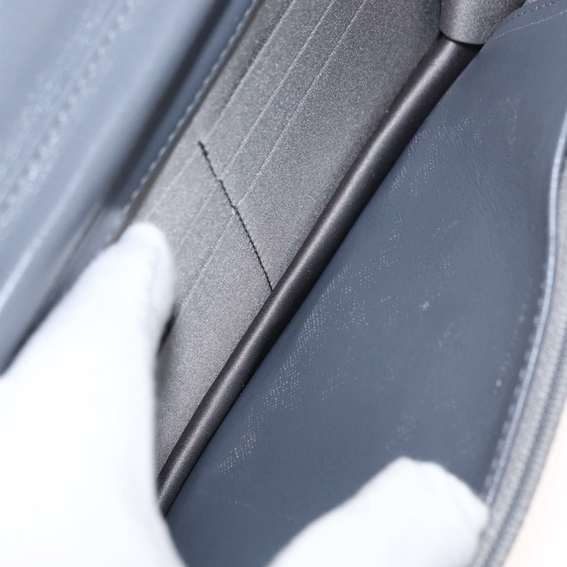 【日本直送】香奈兒山茶花 COCO 標誌鏈條錢包，漆皮材質，灰色，銀色，CC 標誌，正品編號 159748-9