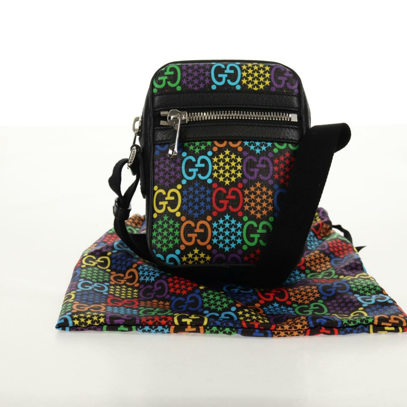 【日本直送】GUCCI GG迷幻風格單肩包 多色銀色 598103 正品 158061M-11