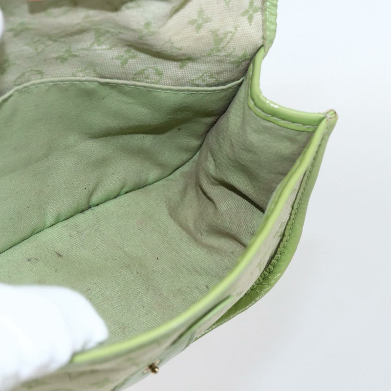 【日本直送】路易威登 Monogram Mini Mini Trousse Marie Kate 綠色 M92935 LV Auth 157946-18