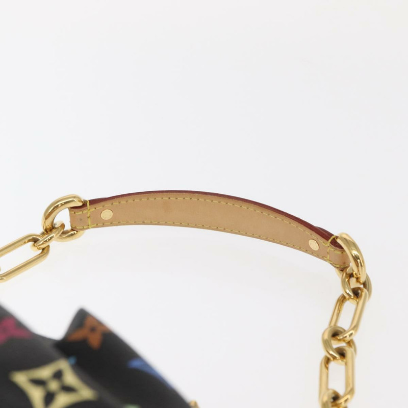 【日本直送】路易威登 Monogram Multicolor Judy PM 兩用包 黑色 M40258 LV 正品 ka897SAV-14