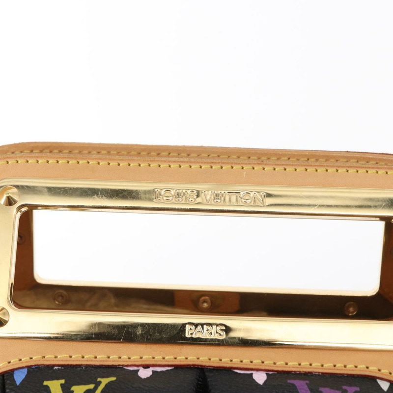 【日本直送】路易威登 Monogram Multicolor Judy PM 兩用包 黑色 M40258 LV 正品 ka897SAV-19