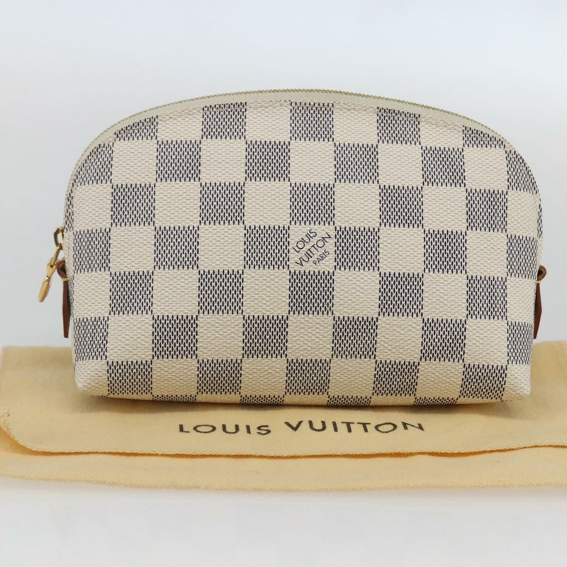 【日本直送】路易威登 Damier Azur Pochette 化妝小包 N60024 LV 正品 159175-11