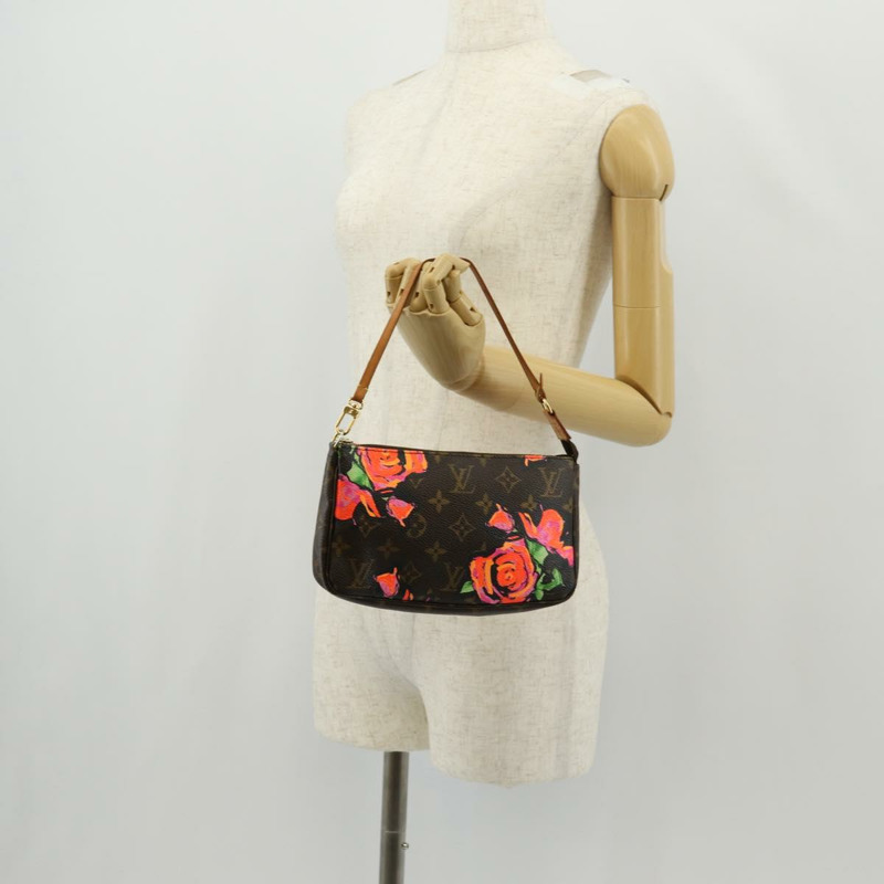 【日本直送】路易威登 Monogram 玫瑰手拿包配件袋 M48615 LV 正品 159161SAV-22