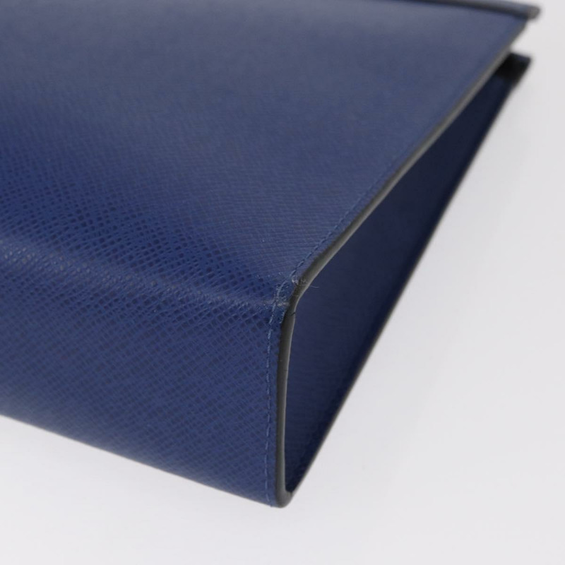 【日本直送】路易威登 Taiga 皮革 Pochette Voyager MM 手袋 藍色 M30399 LV 正品 BA9205-15