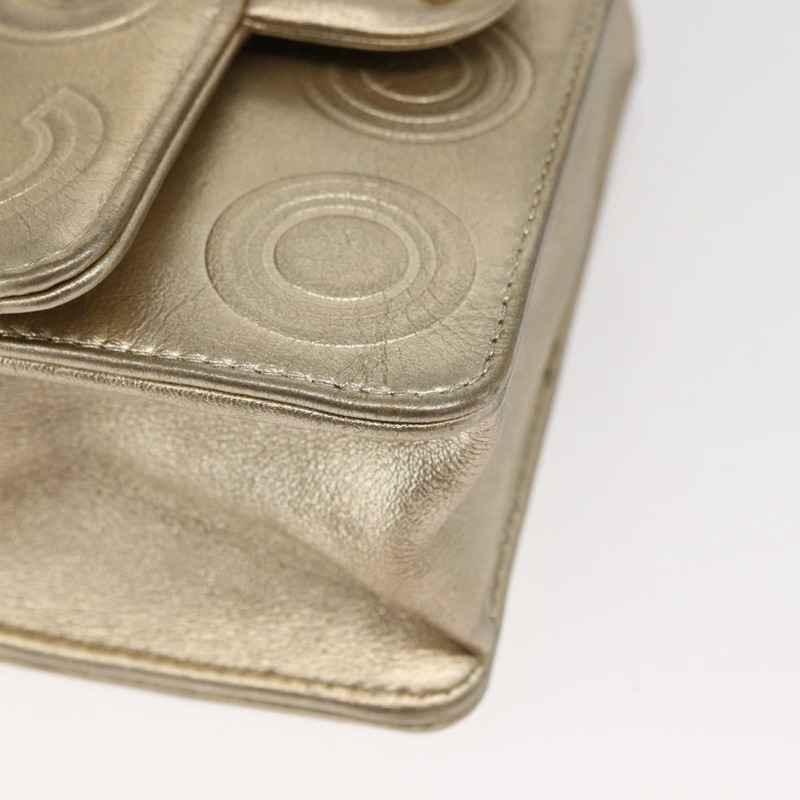 【日本直送】香奈兒 (CHANEL) 鏈條單肩背包，羊皮材質，金色雙C標誌，正品編號 157390SAV-14