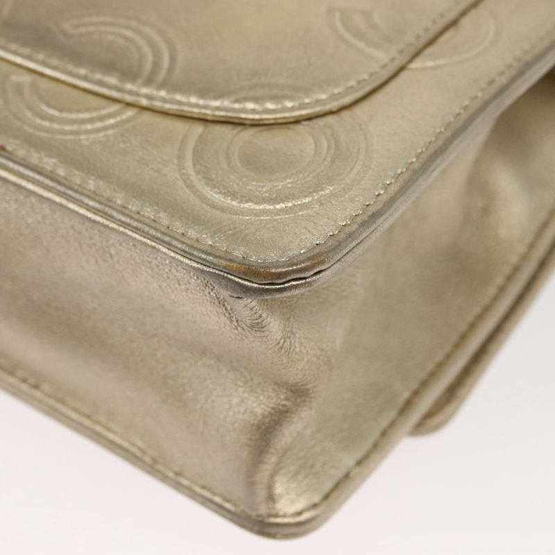 【日本直送】香奈兒 (CHANEL) 鏈條單肩背包，羊皮材質，金色雙C標誌，正品編號 157390SAV-16