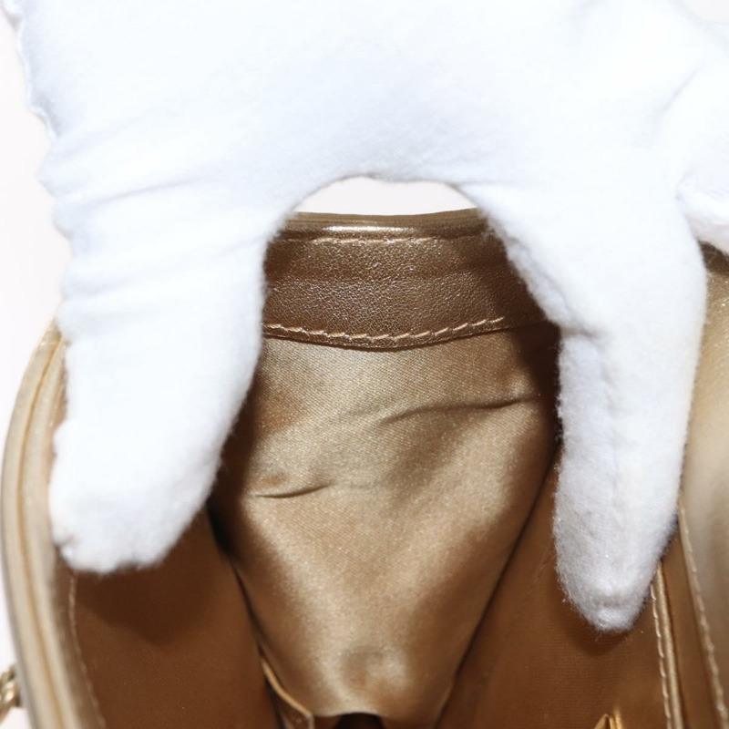 【日本直送】香奈兒 (CHANEL) 鏈條單肩背包，羊皮材質，金色雙C標誌，正品編號 157390SAV-23