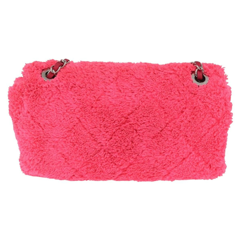 【日本直送】香奈兒 Matelasse 25 鏈條單肩背包，粉紅色/銀色雙C標誌，正品編號 157280SM-1