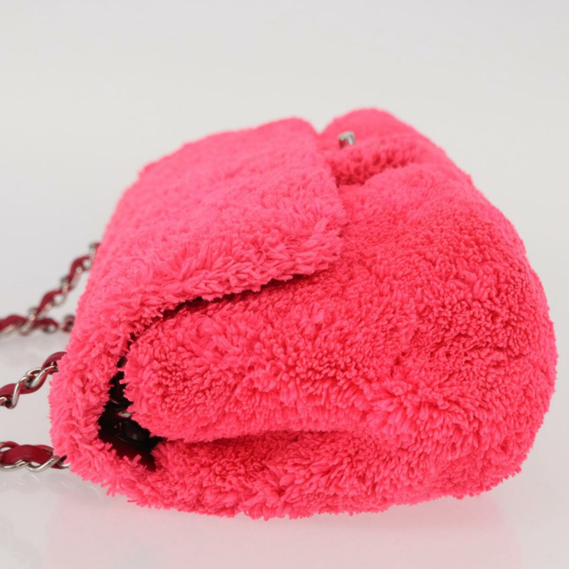 【日本直送】香奈兒 Matelasse 25 鏈條單肩背包，粉紅色/銀色雙C標誌，正品編號 157280SM-3