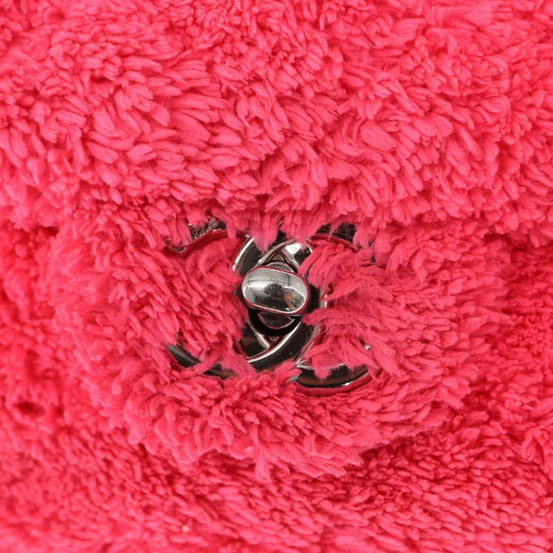 【日本直送】香奈兒 Matelasse 25 鏈條單肩背包，粉紅色/銀色雙C標誌，正品編號 157280SM-18