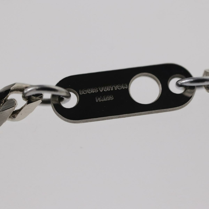 【日本直送】路易威登 Monogram 吊墜項鍊 金屬 藍色 M01507 LV 正品 158660M-18