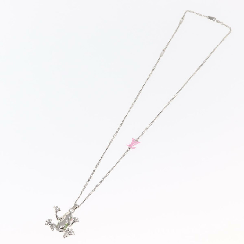 【日本直送】路易威登 (LOUIS VUITTON) Collier LV Crazy Animals 項鍊 金屬 綠色 MP3390 正品 158659M-12
