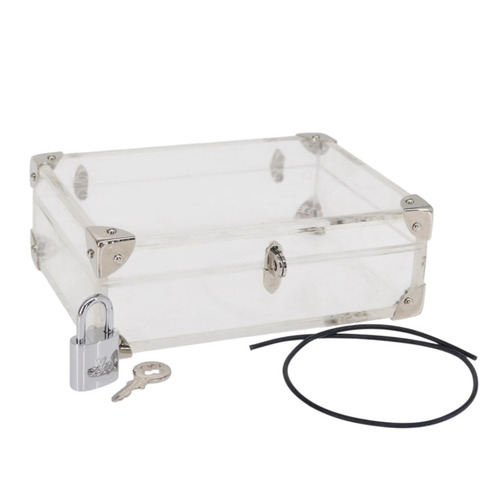 路易威登 Monogram Love Message 迷你旅行箱 透明塑膠 M99079 正品 157612V