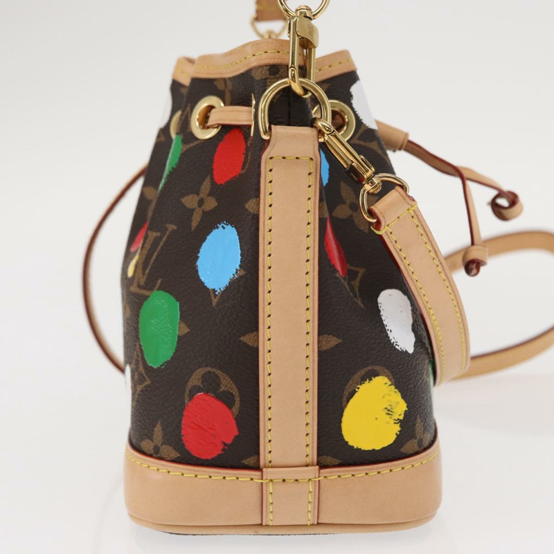 【日本直送】路易威登 Monogram Yayoi Kusama Nanonoe 單肩包 M81863 LV Auth 159147SM-3