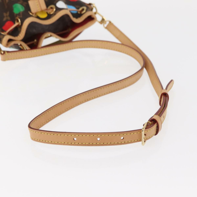 【日本直送】路易威登 Monogram Yayoi Kusama Nanonoe 單肩包 M81863 LV Auth 159147SM-8