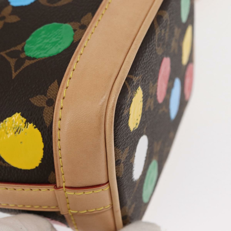 【日本直送】路易威登 Monogram Yayoi Kusama Nanonoe 單肩包 M81863 LV Auth 159147SM-9