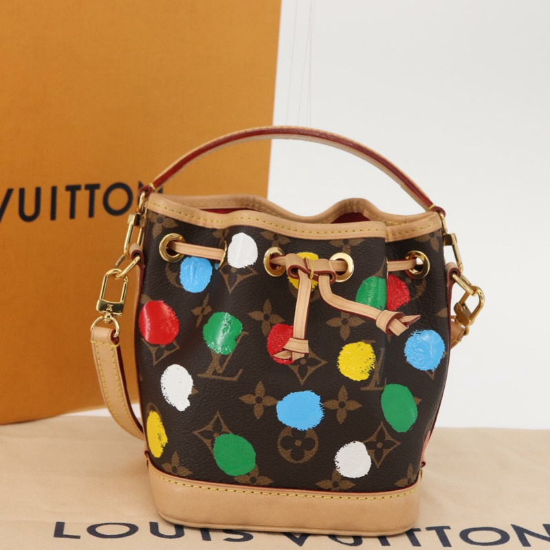 【日本直送】路易威登 Monogram Yayoi Kusama Nanonoe 單肩包 M81863 LV Auth 159147SM-11