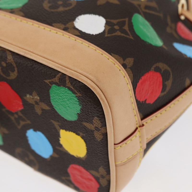【日本直送】路易威登 Monogram Yayoi Kusama Nanonoe 單肩包 M81863 LV Auth 159147SM-14
