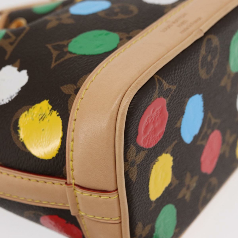 【日本直送】路易威登 Monogram Yayoi Kusama Nanonoe 單肩包 M81863 LV Auth 159147SM-15
