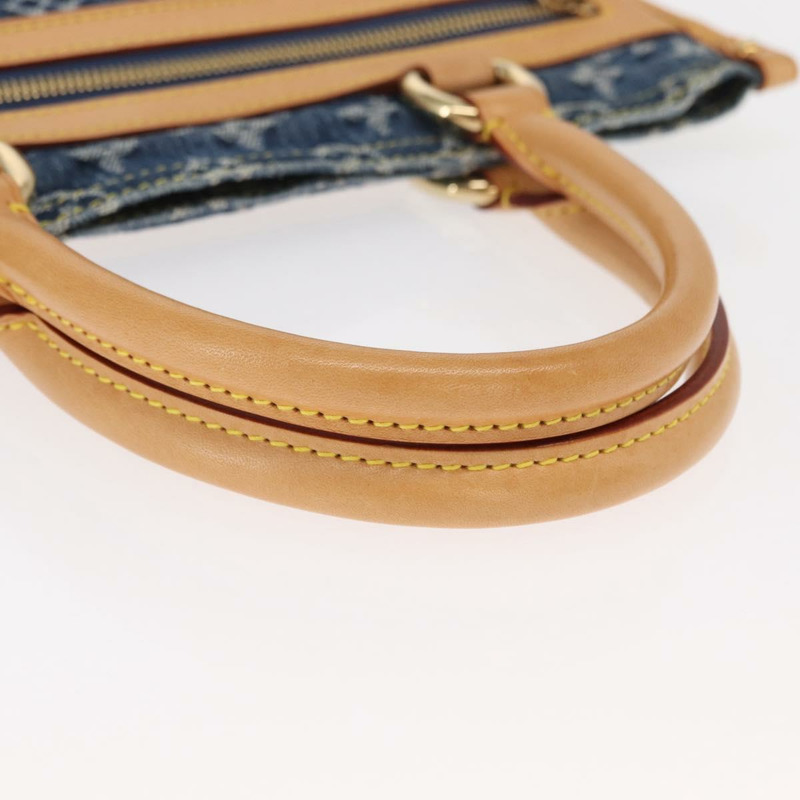 【日本直送】路易威登 Monogram Denim 平底購物手提包 藍色 M95018 LV 正品 159149SM-6