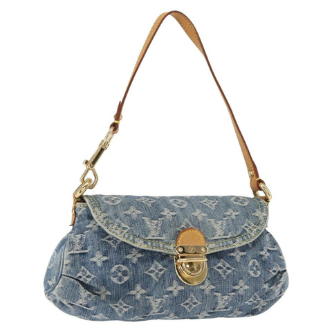路易威登 Monogram Denim Mini Preity 手提包 藍色 M95050 LV 正品 158647SAV
