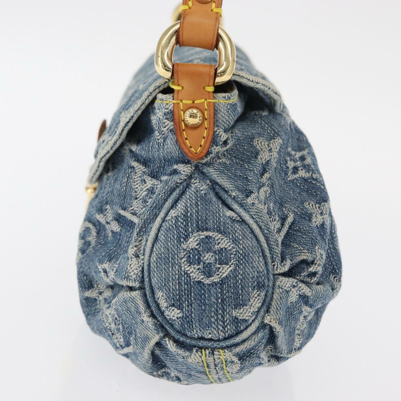 【日本直送】路易威登 Monogram Denim Mini Preity 手提包 藍色 M95050 LV 正品 158647SAV-2