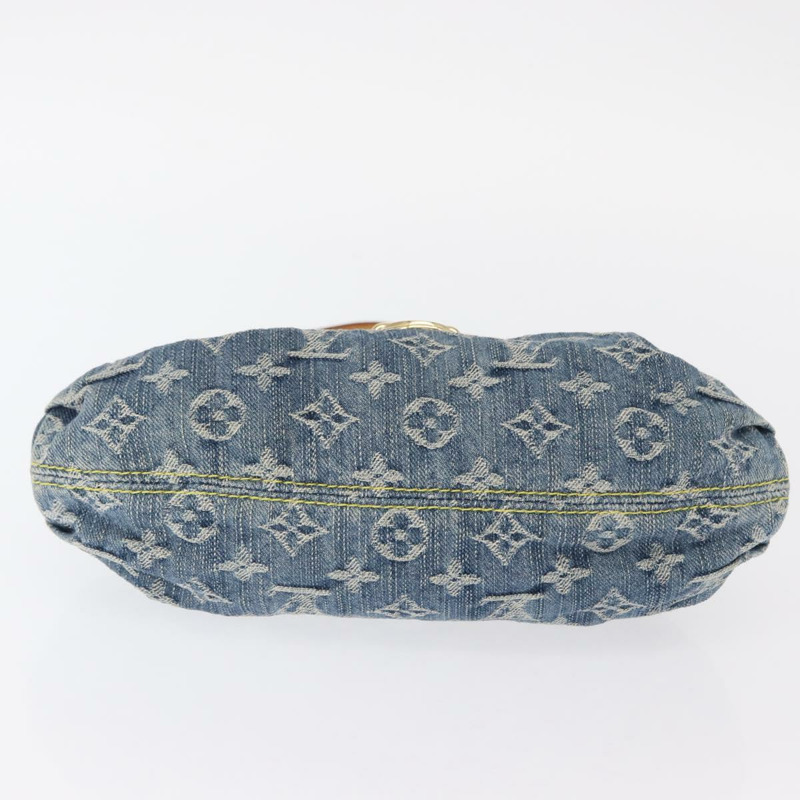 【日本直送】路易威登 Monogram Denim Mini Preity 手提包 藍色 M95050 LV 正品 158647SAV-4