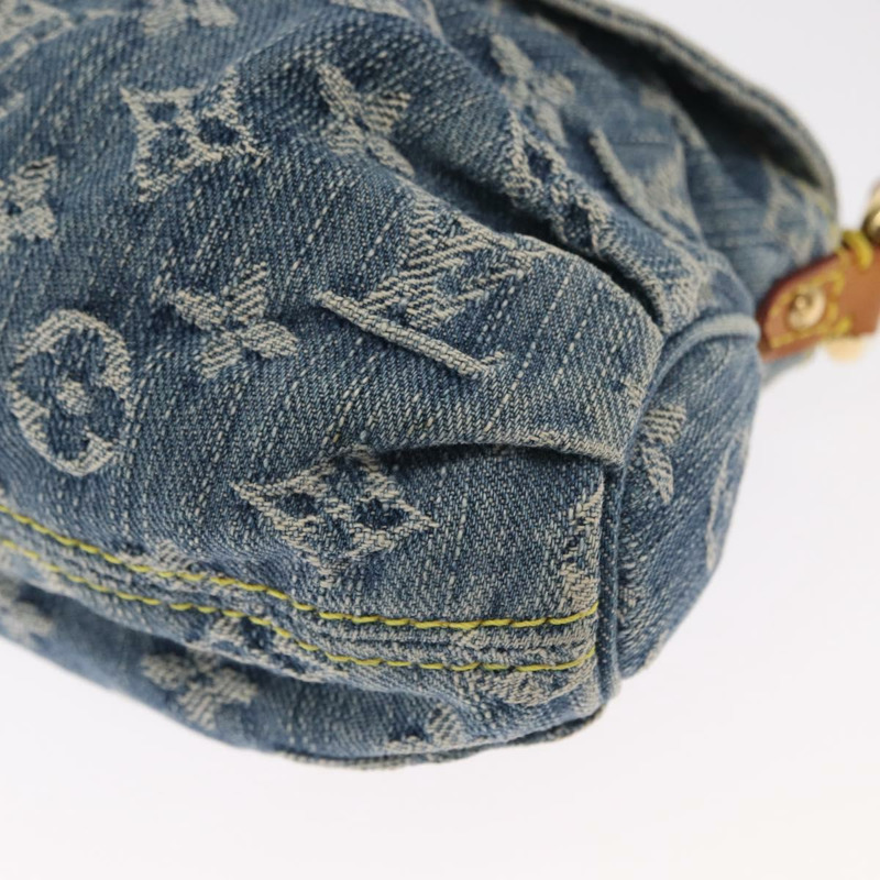 【日本直送】路易威登 Monogram Denim Mini Preity 手提包 藍色 M95050 LV 正品 158647SAV-14