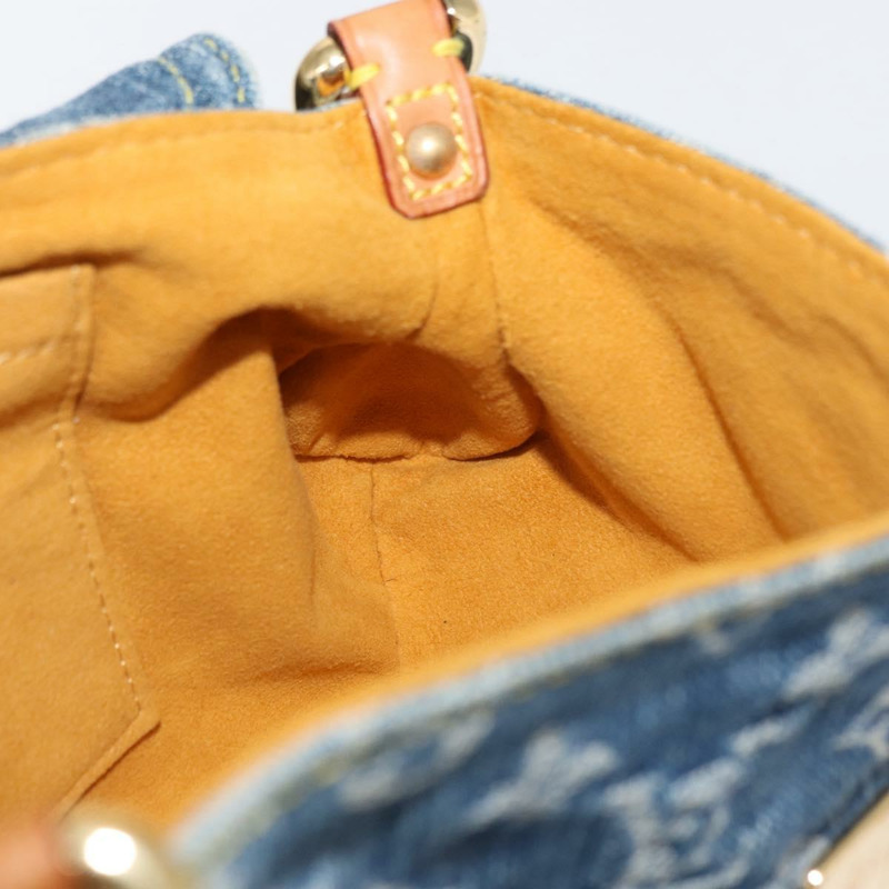 【日本直送】路易威登 Monogram Denim Mini Preity 手提包 藍色 M95050 LV 正品 158647SAV-21