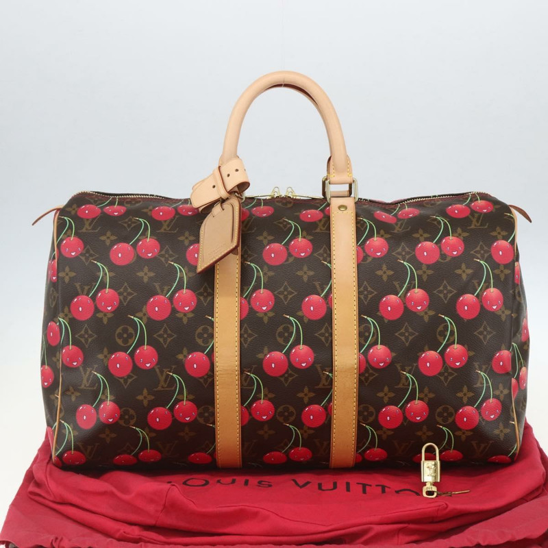 【日本直送】路易威登 Monogram Cherry Keepall 45 波士頓包 M95011 LV Auth 158900SV-11