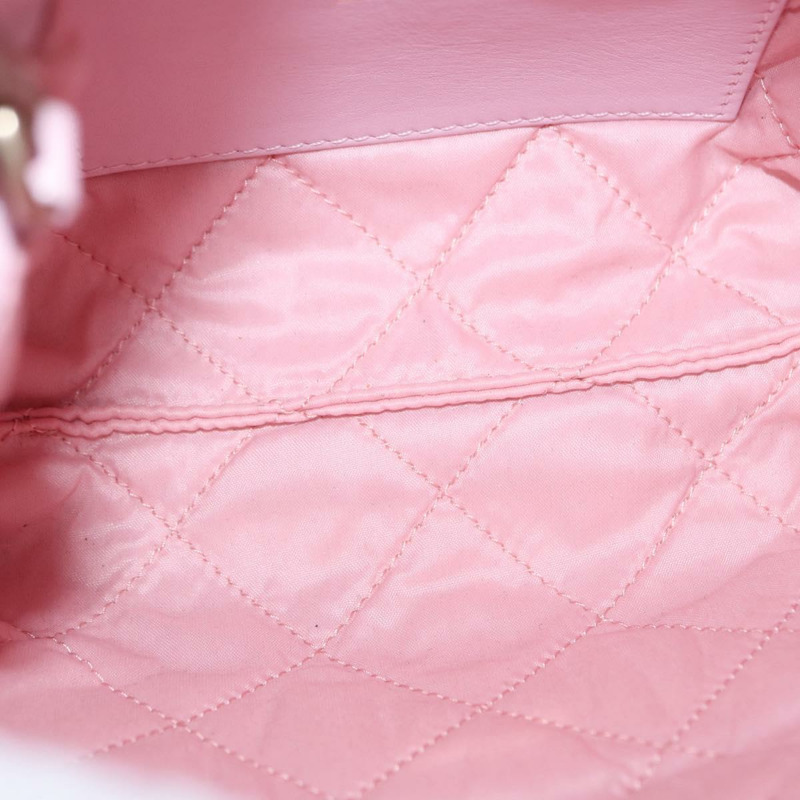 【日本直送】香奈兒 (CHANEL) 鏈條 Chanel 22 迷你肩包 小牛皮 2way 粉紅色 CC Auth 158931SM-9