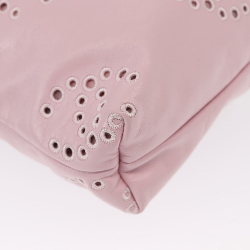 【日本直送】香奈兒 (CHANEL) 鏈條 Chanel 22 迷你肩包 小牛皮 2way 粉紅色 CC Auth 158931SM-16