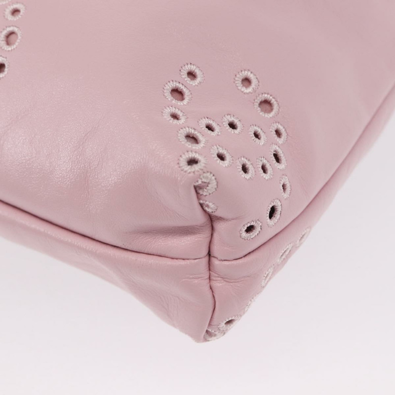 【日本直送】香奈兒 (CHANEL) 鏈條 Chanel 22 迷你肩包 小牛皮 2way 粉紅色 CC Auth 158931SM-17