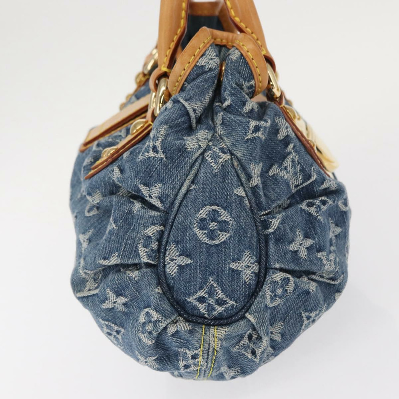 【日本直送】路易威登 Monogram Denim Preity 手提包 藍色 M95020 LV 正品 157975SAV-3