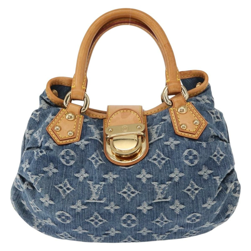 【日本直送】路易威登 Monogram Denim Preity 手提包 藍色 M95020 LV 正品 157975SAV-12
