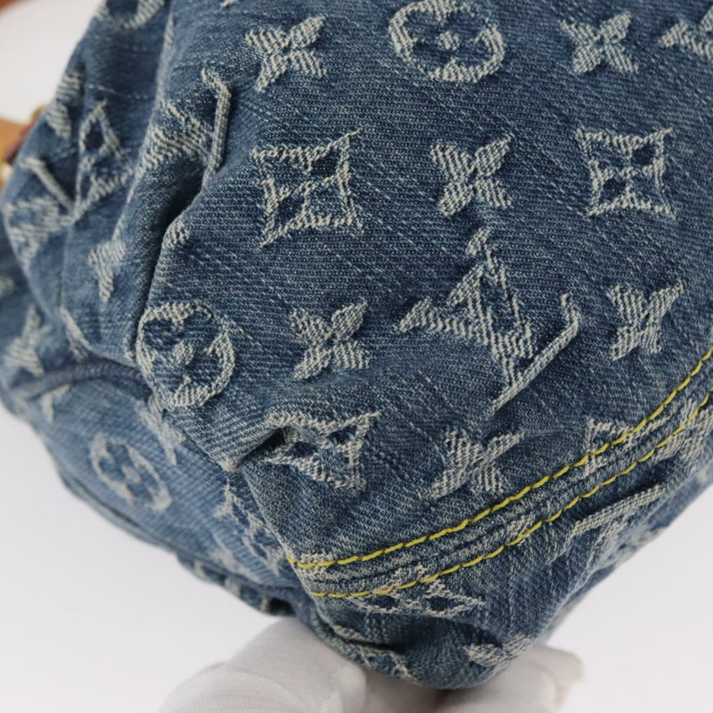 【日本直送】路易威登 Monogram Denim Preity 手提包 藍色 M95020 LV 正品 157975SAV-13