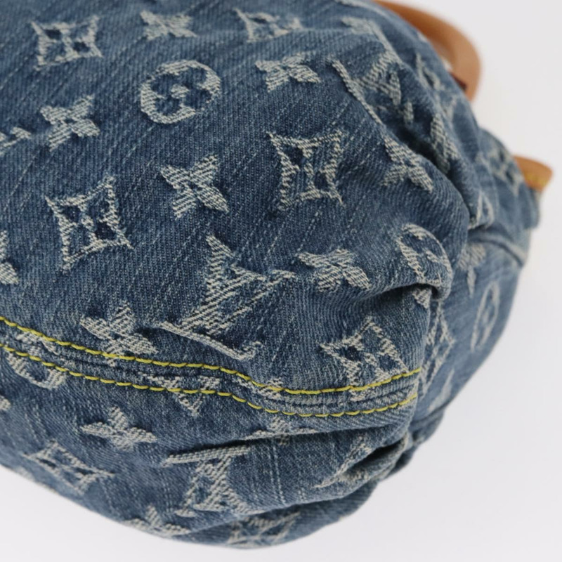 【日本直送】路易威登 Monogram Denim Preity 手提包 藍色 M95020 LV 正品 157975SAV-14