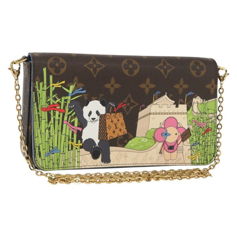 路易威登 Monogram Vivienne Pochette Felice 包 M80992 LV 正品 159151SM
