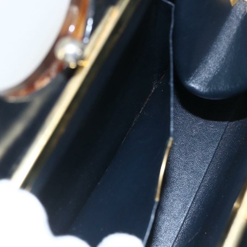 【日本直送】Christian Dior 皮革手提包 2way 黑色金色 Auth 151767V-20