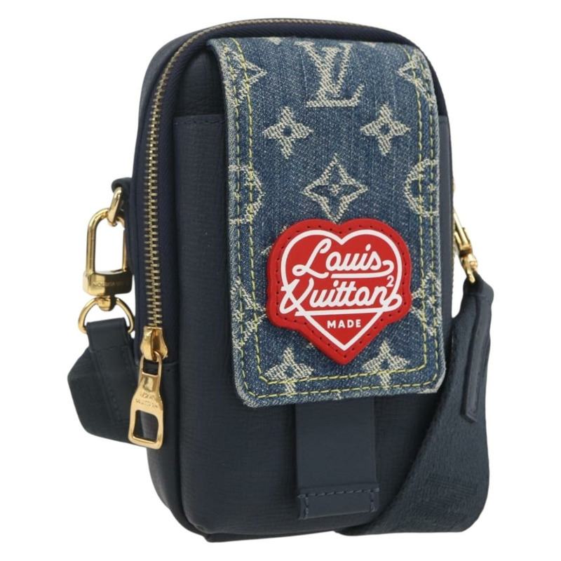 【日本直送】路易威登 LV 方形雙手機包 藍色 M81060 LV 正品 159145SAM-0