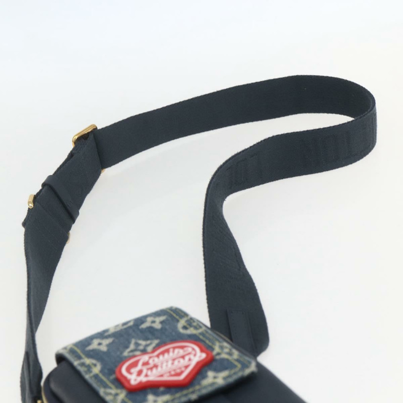 【日本直送】路易威登 LV 方形雙手機包 藍色 M81060 LV 正品 159145SAM-7