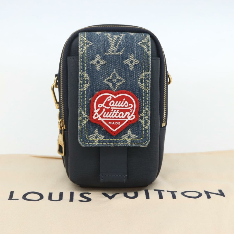 【日本直送】路易威登 LV 方形雙手機包 藍色 M81060 LV 正品 159145SAM-11